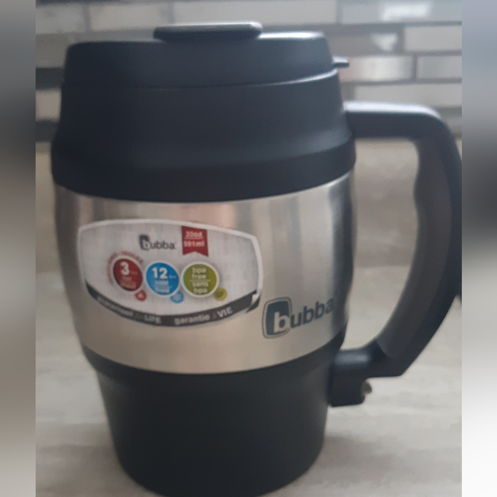 20 Oz NWOT Bubba Stainless Steel Travel Mug Great For Working Long Days!☕